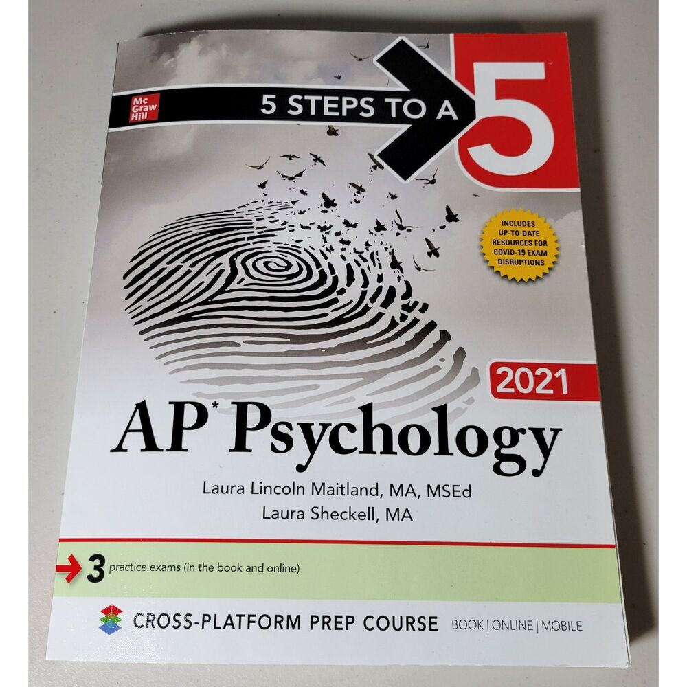 2021 McGraw Hill 5 Steps To A 5 AP Psychology Cross-Platform Prep Course‎
